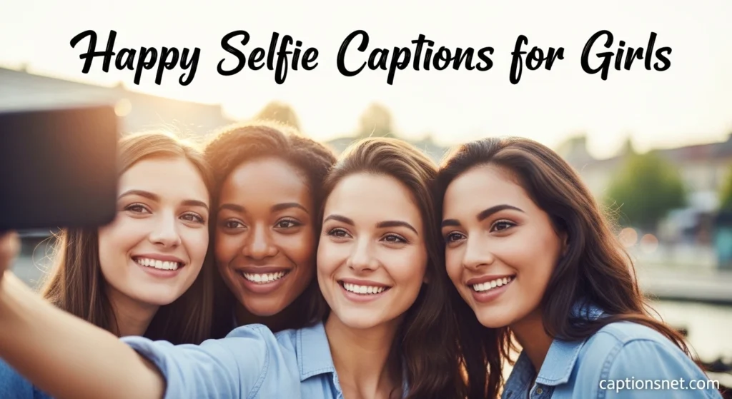 Happy Selfie Captions for Girls