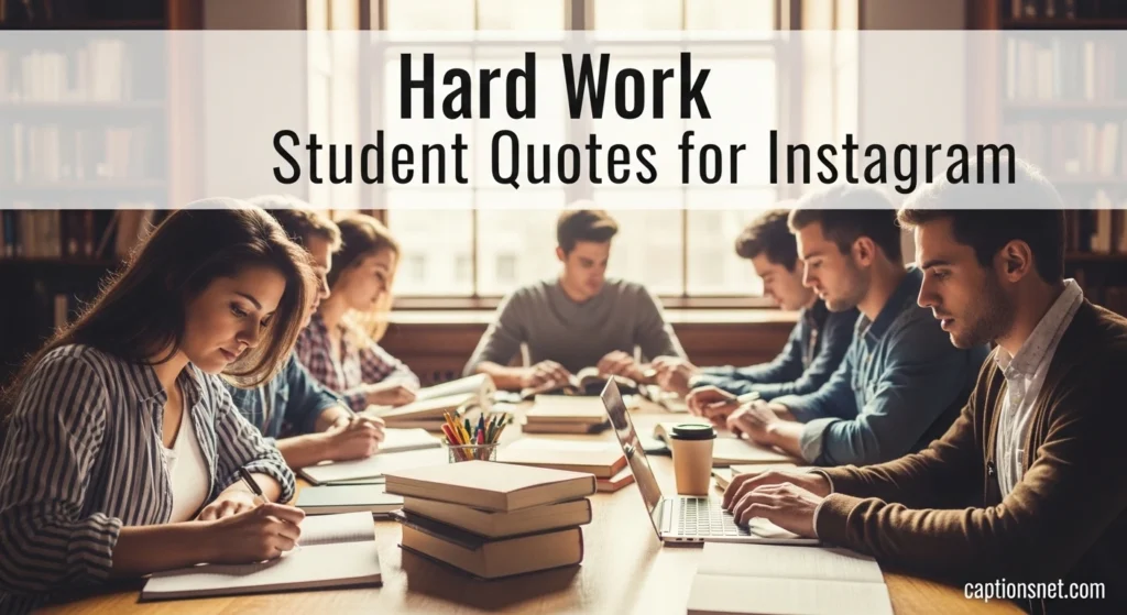 Hard Work Student Quotes for Instagram