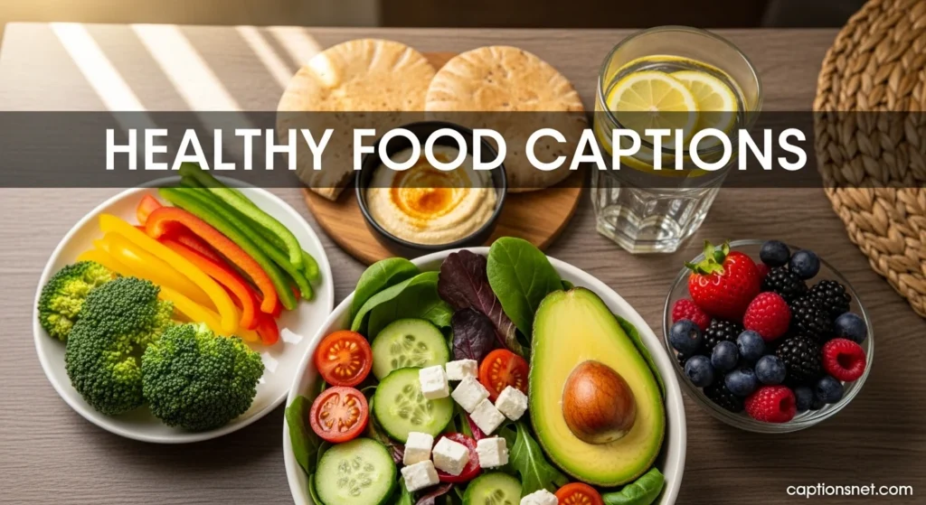 Healthy Food Captions