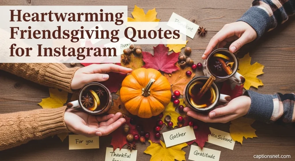 Heartwarming Friendsgiving Quotes for Instagram