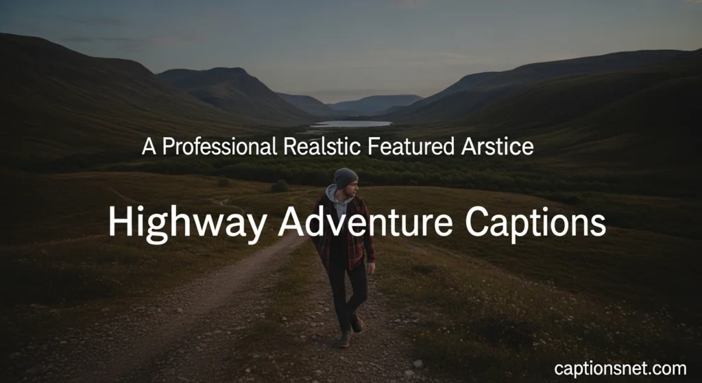 Highway Adventure Captions