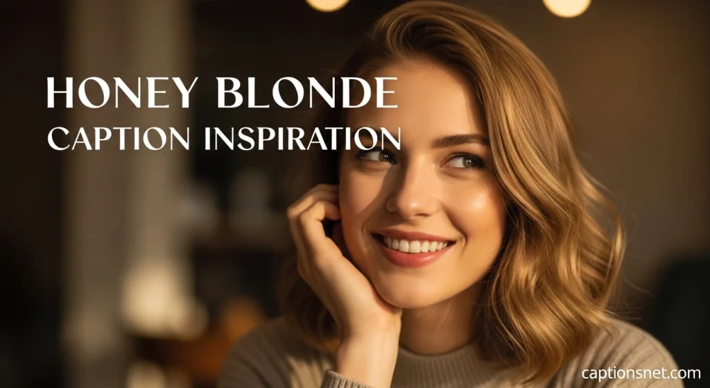 Honey Blonde Caption Inspiration