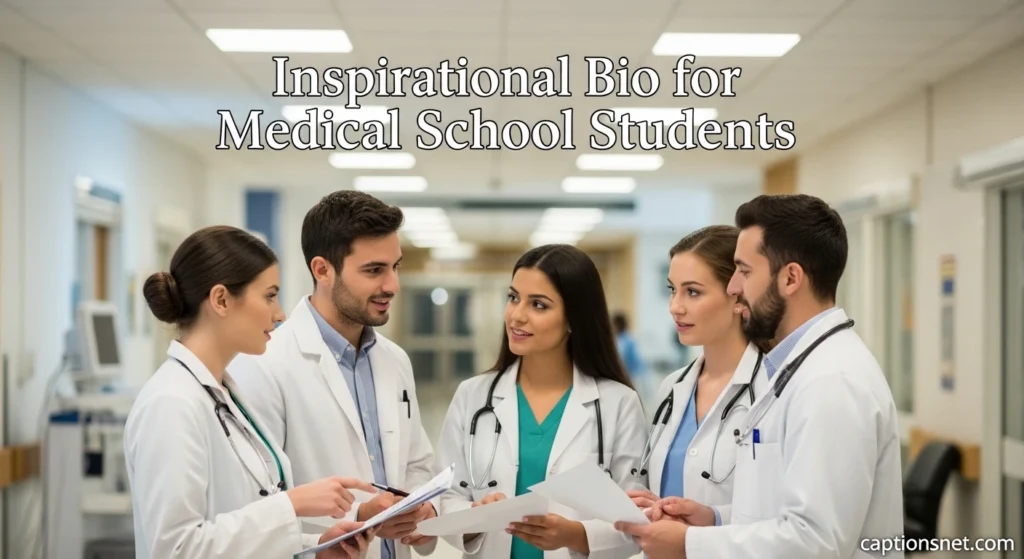 Inspirational Bio for Medical School Students