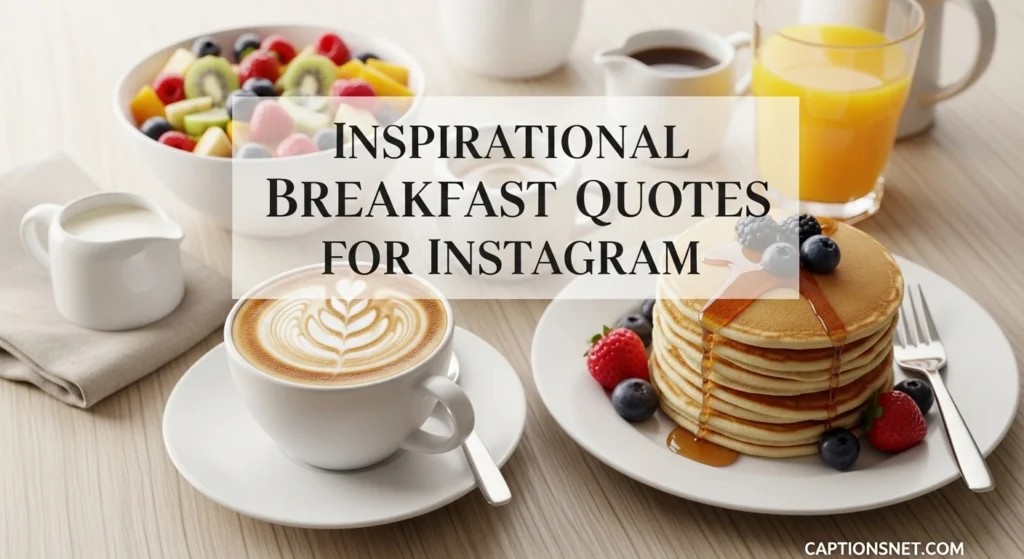 Inspirational Breakfast Quotes for Instagram