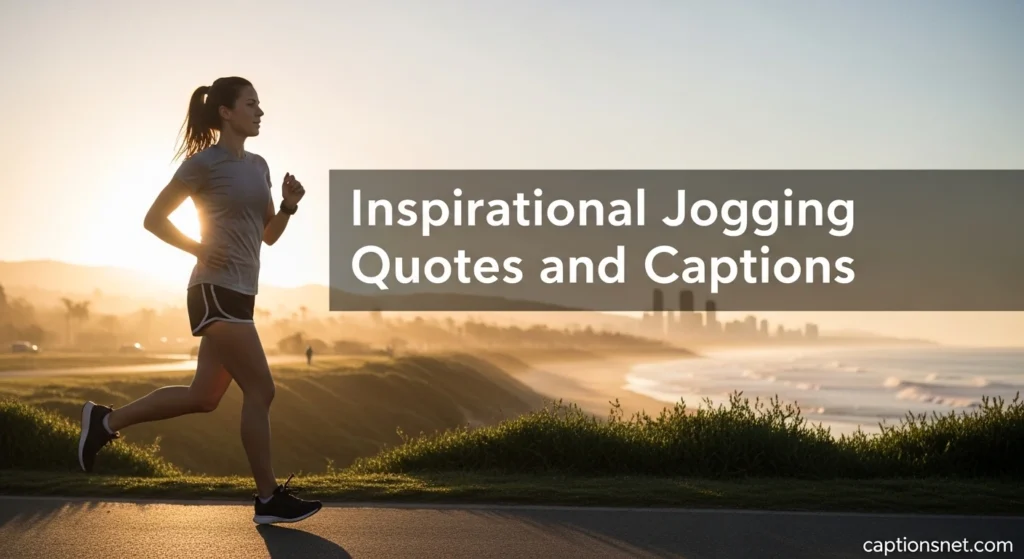 Inspirational Jogging Quotes and Captions