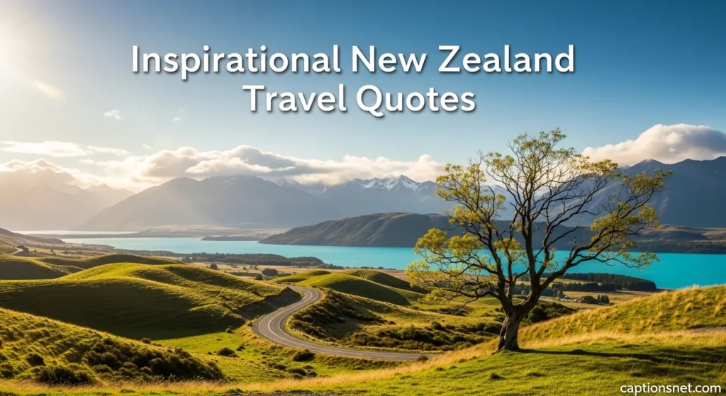 Inspirational New Zealand Travel Quotes