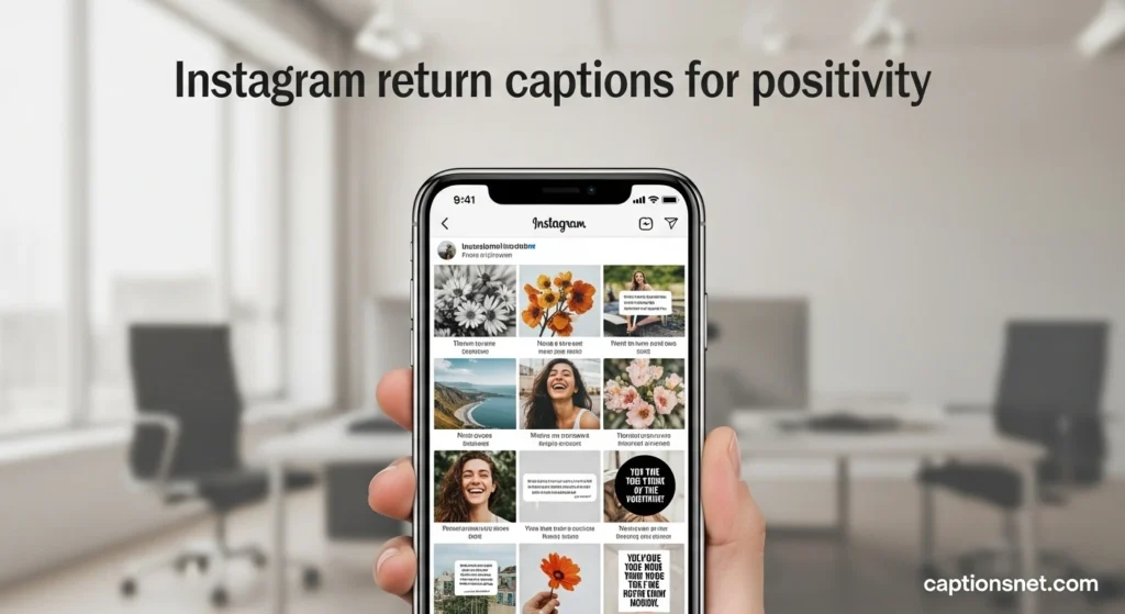 Instagram return captions for positivity