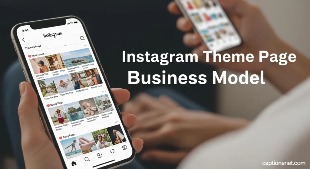 Instagram Theme Page Business Model