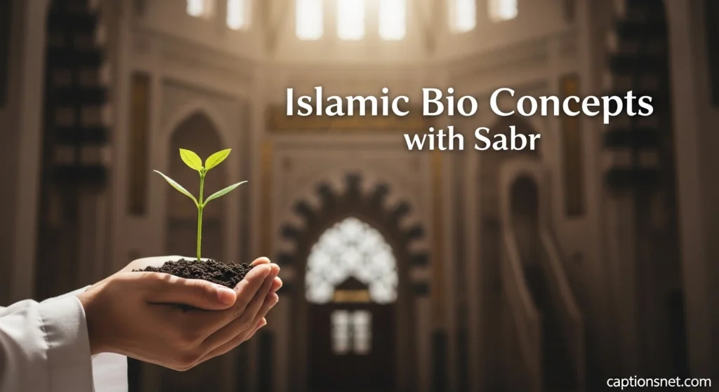 Islamic Bio Concepts with Sabr