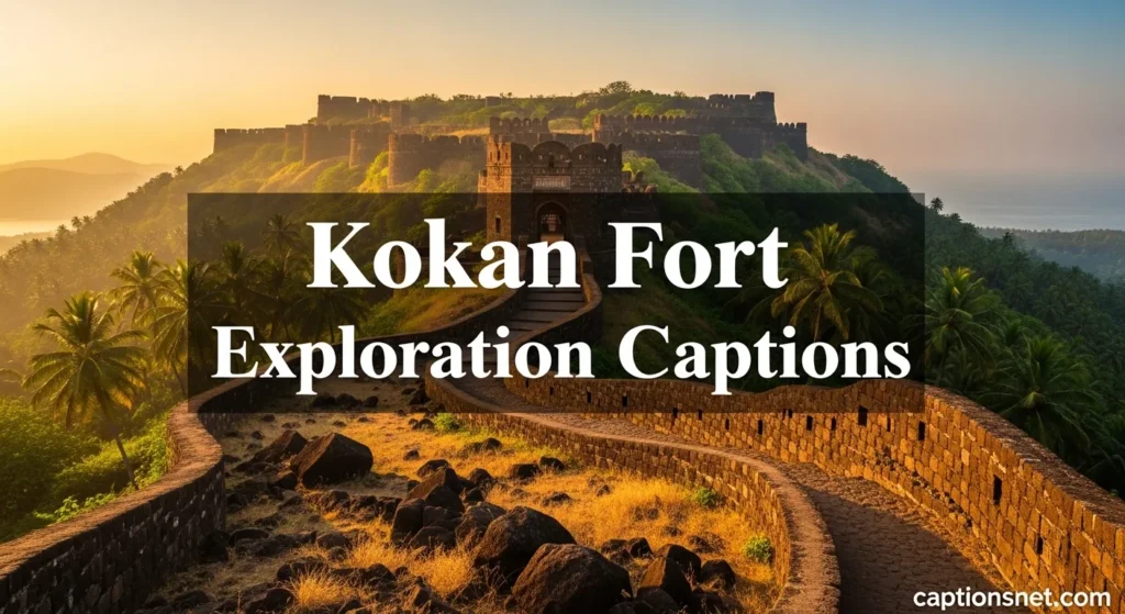 Kokan Fort Exploration Captions