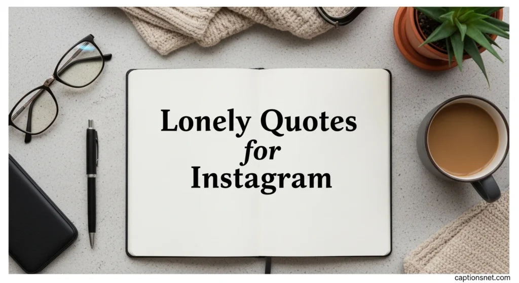 Lonely Quotes for Instagram