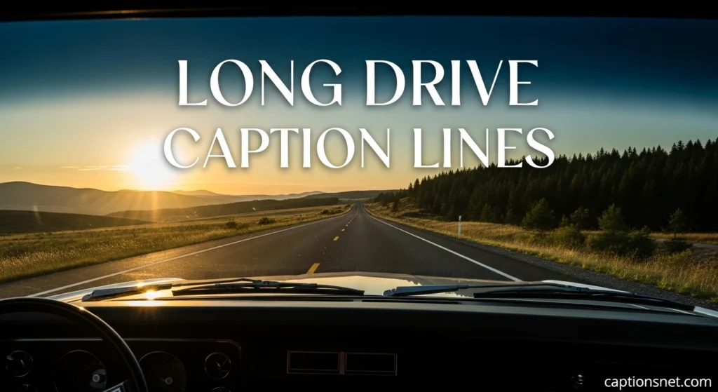 Long Drive Caption Lines