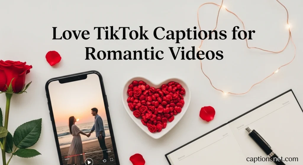 Love TikTok Captions for Romantic Videos