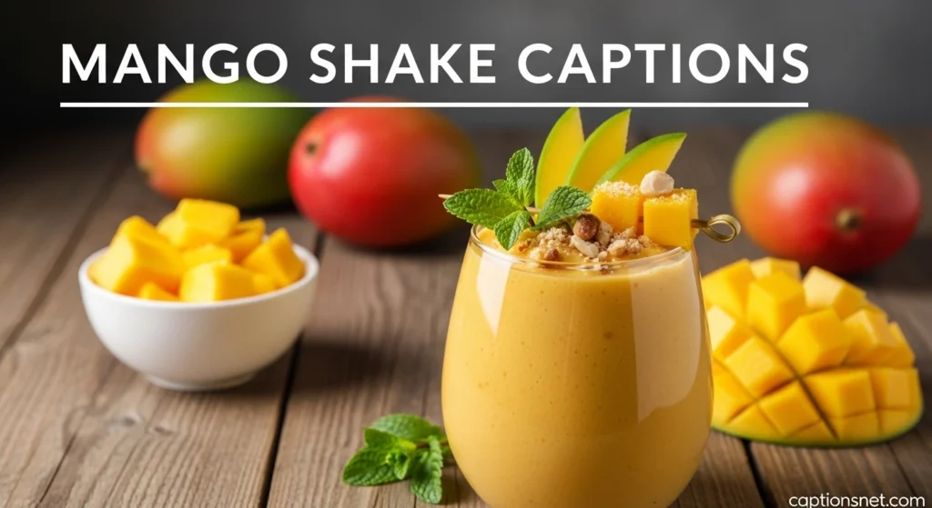 Mango Shake Captions