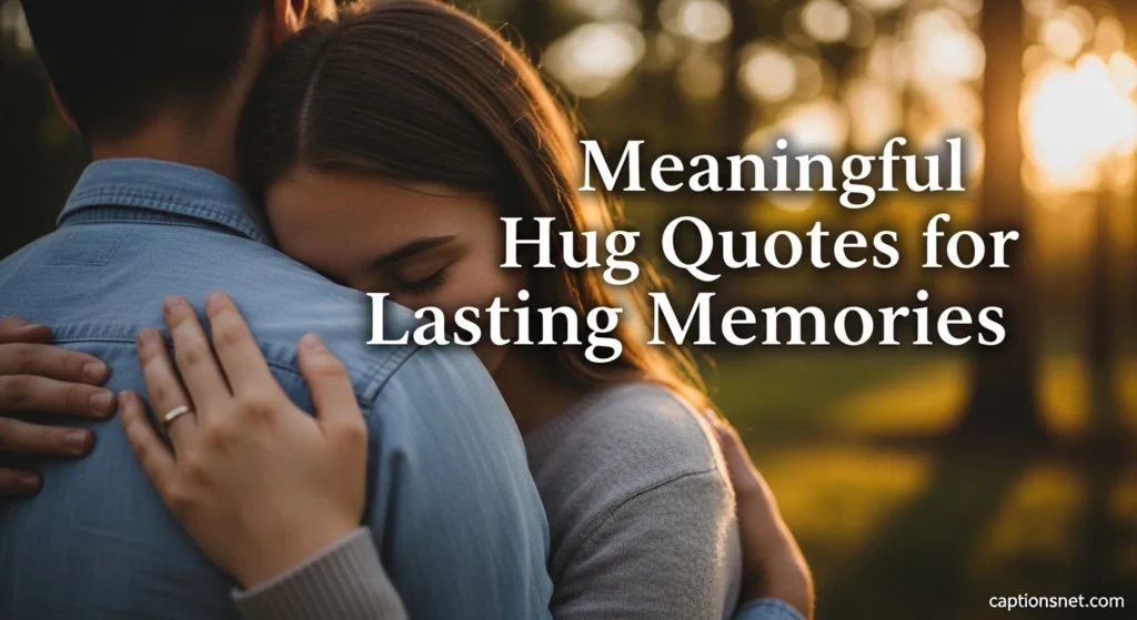 Meaningful Hug Quotes for Lasting Memories