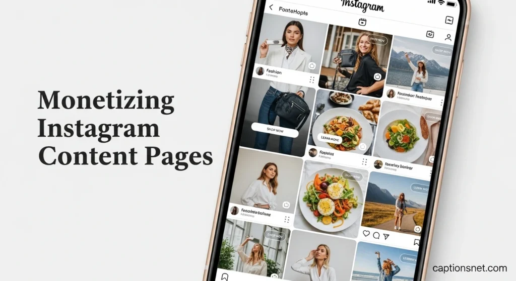 Monetizing Instagram Content Pages
