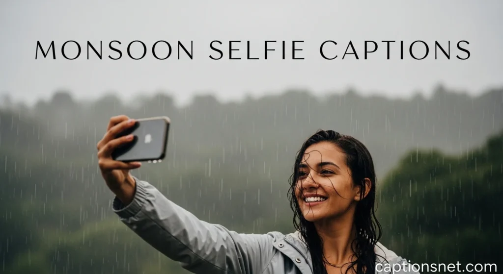 Monsoon Selfie Captions