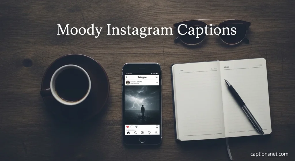 Moody Instagram Captions