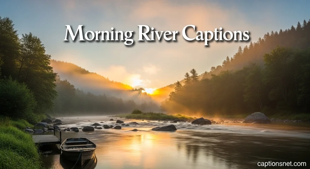 Morning River Captions