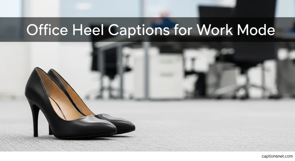 Office Heel Captions for Work Mode