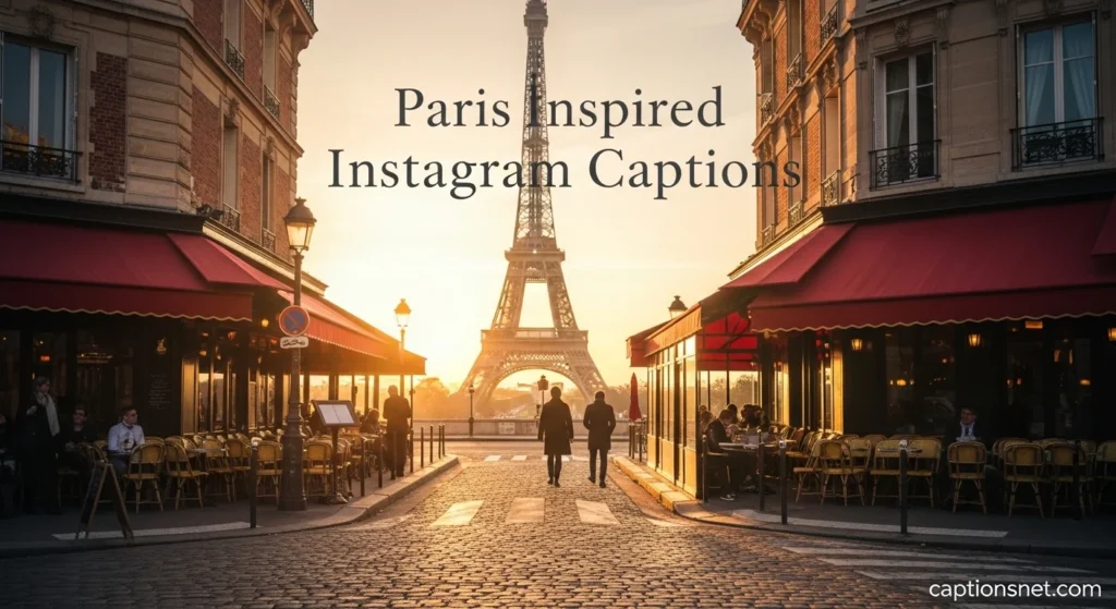 Paris Inspired Instagram Captions