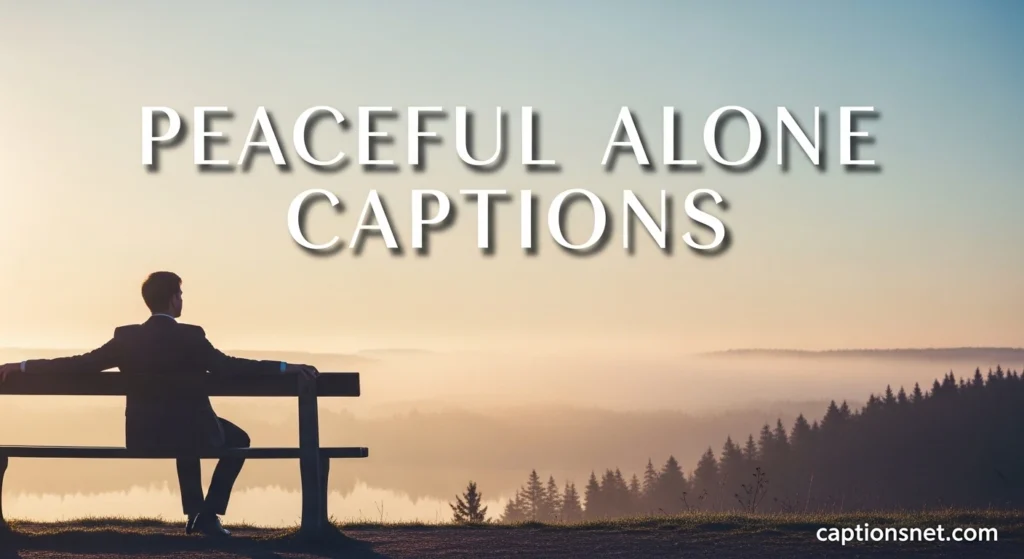 Peaceful Alone Captions