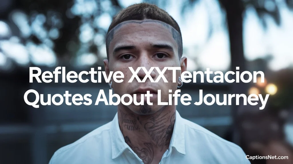 Reflective XXXTentacion Quotes About Life Journey