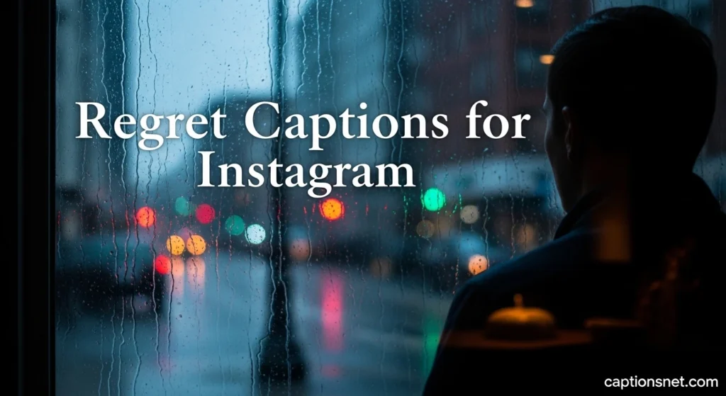 Regret Captions for Instagram