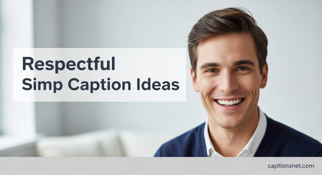 Respectful Simp Caption Ideas