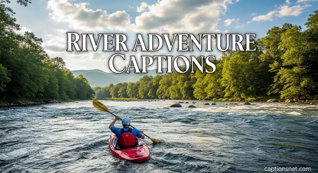 River Adventure Captions