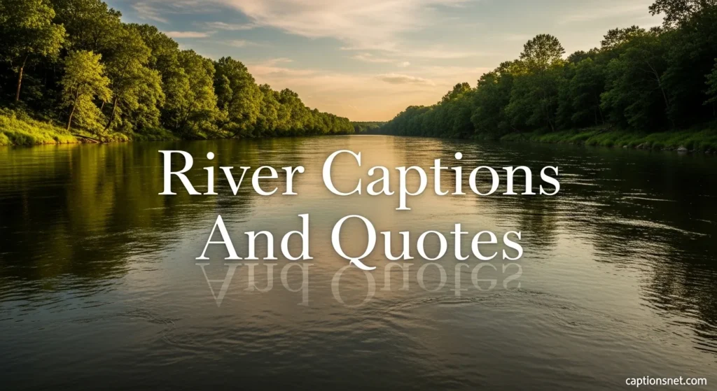 River Captions And Quotes