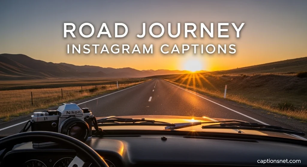 Road Journey Instagram Captions