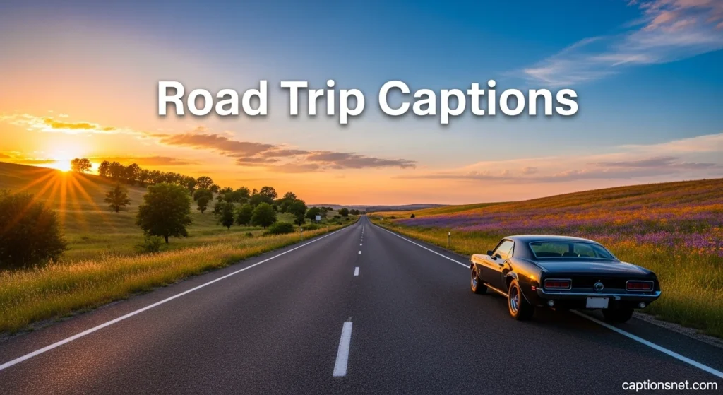 Road Trip Captions