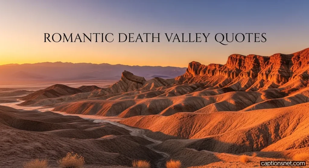 Romantic Death Valley Quotes