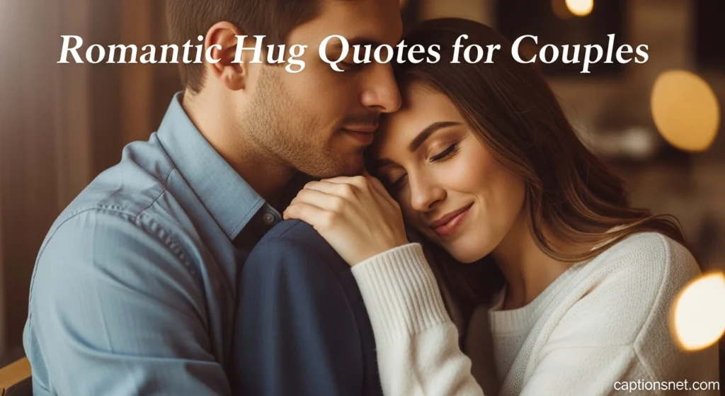Romantic Hug Quotes for Couples