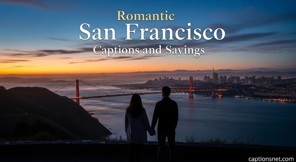 Romantic San Francisco Captions and Sayings