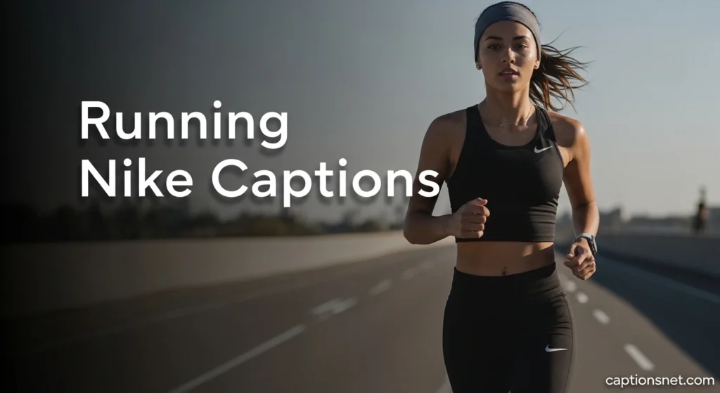 Running Nike Captions