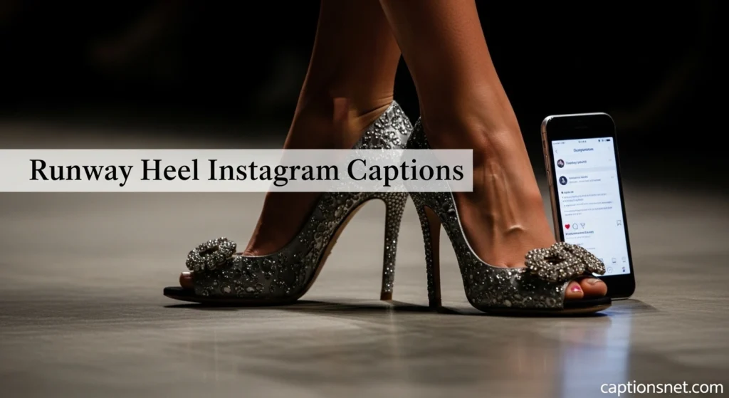 Runway Heel Instagram Captions