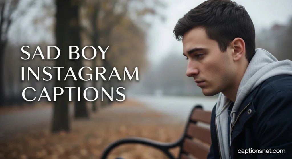 Sad Boy Instagram Captions