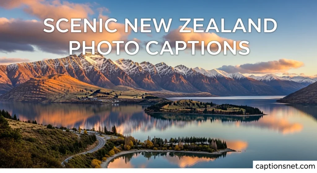 Scenic New Zealand Photo Captions