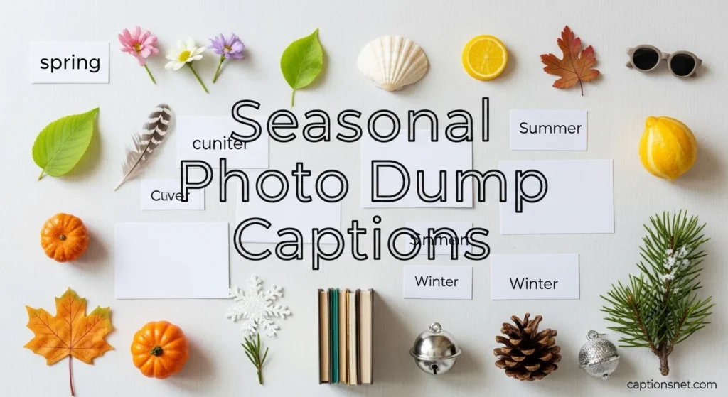 Seasonal Photo Dump Captions