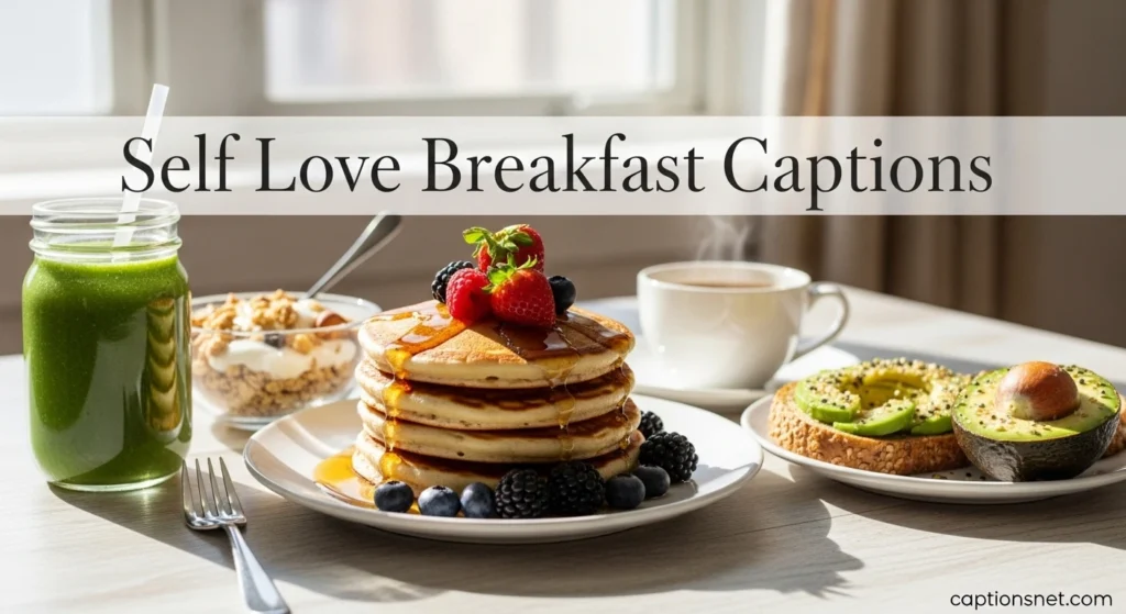 Self Love Breakfast Captions
