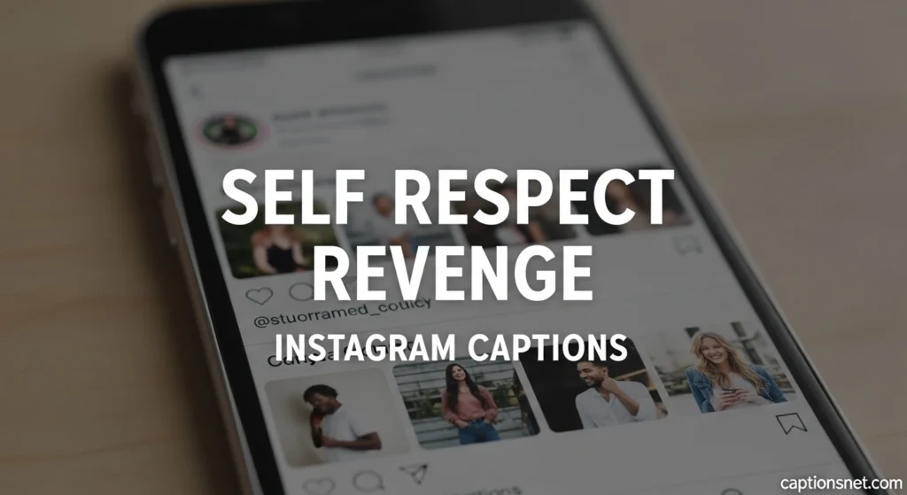 Self Respect Revenge Instagram Captions