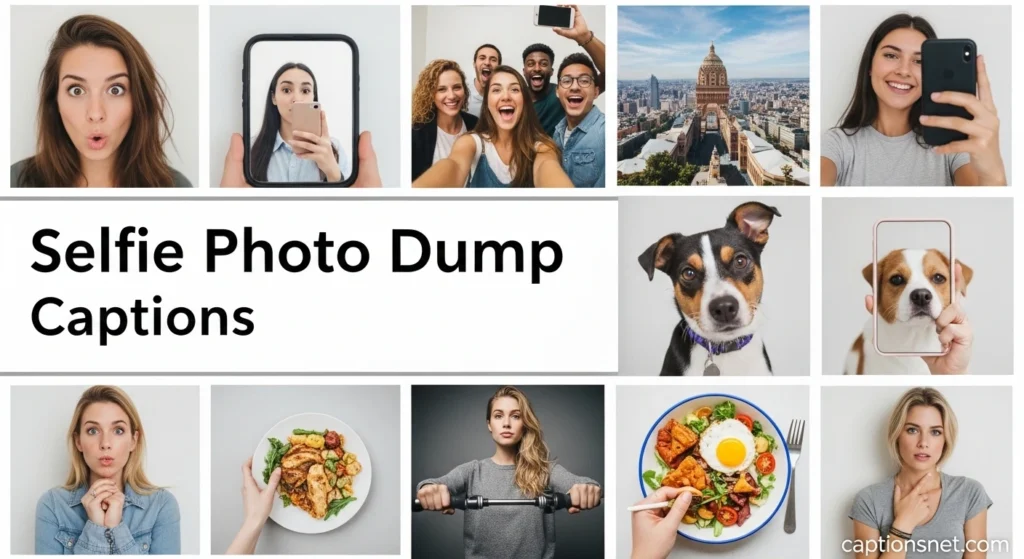 Selfie Photo Dump Captions