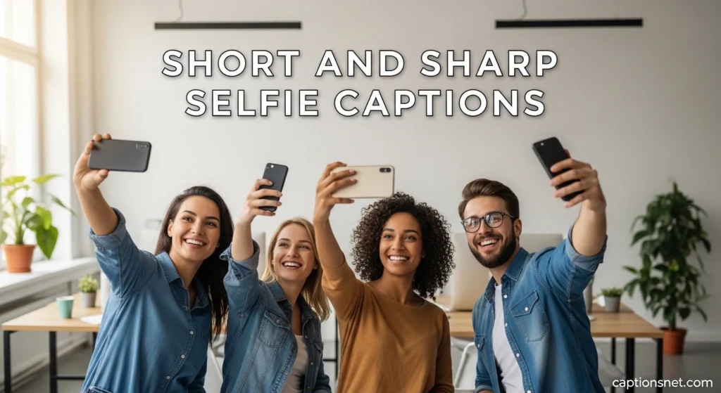 Short and Sharp Selfie Captions