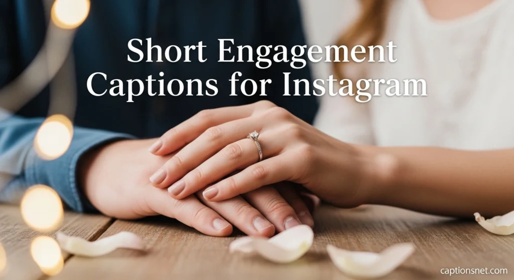 Short Engagement Captions for Instagram