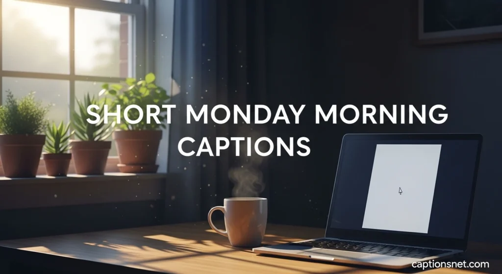 Short Monday Morning Captions