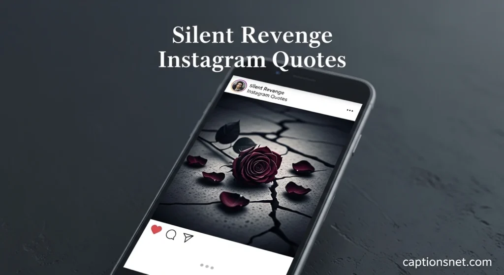 Silent Revenge Instagram Quotes