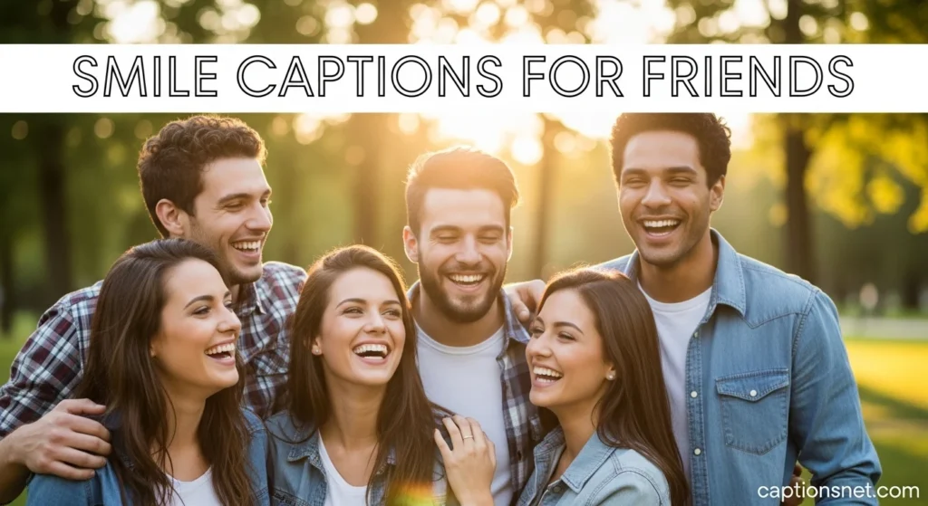 Smile Captions for Friends