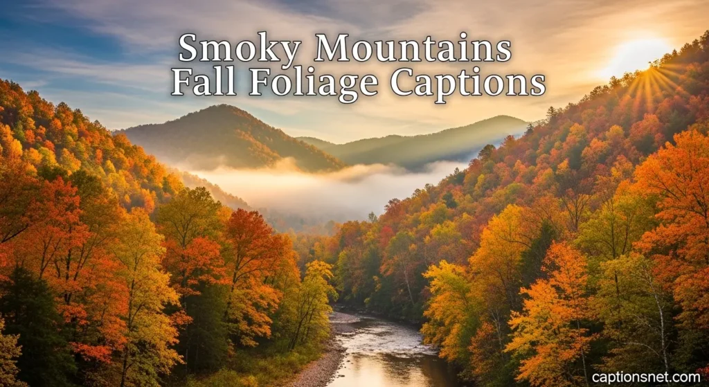 Smoky Mountains Fall Foliage Captions